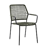 thumbnail of METRO PROFESSIONAL Gastro stapelbare stoel Alta, staal/polyrattan, olijfgroen
