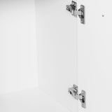 thumbnail of Aparador armario de cocina con 2 puertas buffet de salón con 2 cajones estante ajustable estilo moderno para comedor 106x35x76cm blanco brillante