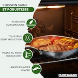 thumbnail of Gril 28 cm en inox 18/10 Triply Fackelmann Vita3