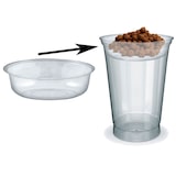 thumbnail of 300x Einsatz für PET-Trinkbecher Smoothiesbecher Dessertbecher mit O 95 mm