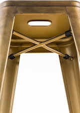 thumbnail of Décoshop26 - Stapelbarer Barhocker mit Fußstütze industrielles Fabrikdesign goldfarbenes Metall 10_0000073