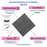 thumbnail of Loseta de moqueta gris medio 50 x 50 cm / caja 120 uds. - 30m² / hogar / oficina / comercio