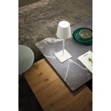 thumbnail of Lámpara de mesa LED Poldina L Desk blanca recargable y regulable con batería de hasta 12 horas