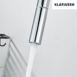 thumbnail of Jana | Grifo extensible de 3 vías premium cromado brillo | Grifo de osmosis acero inoxidable cocina 360 grados | filtro 3 conexiones arco alto