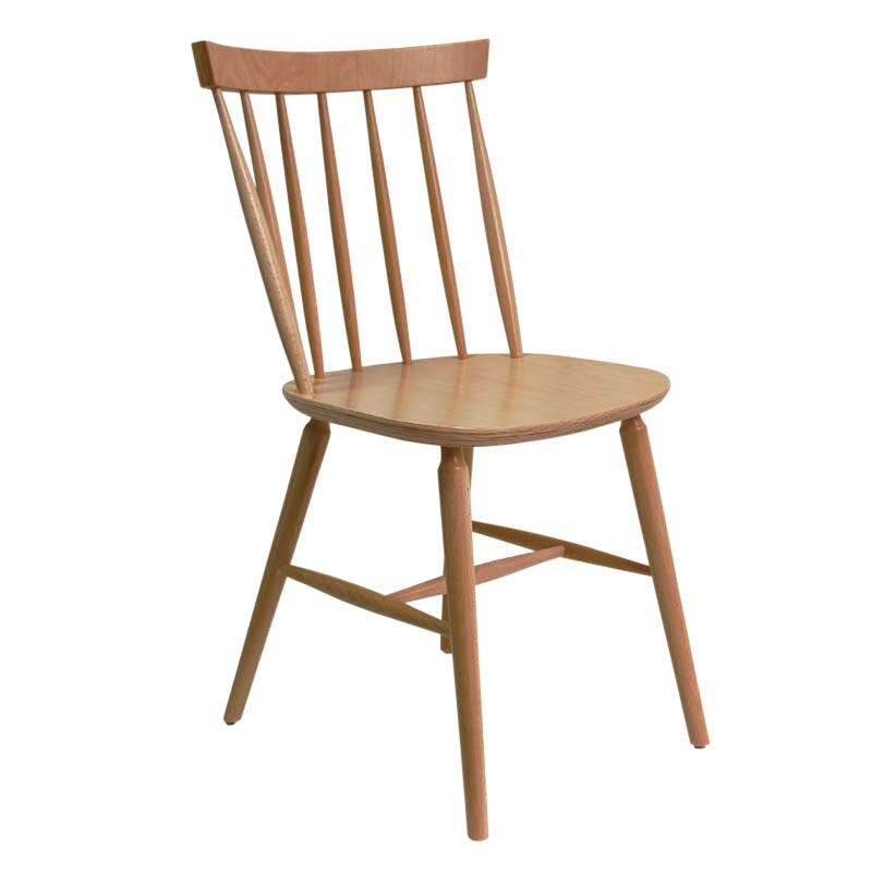 Ligne CHR Chaise Nancy, bois, naturel, lot de 2
