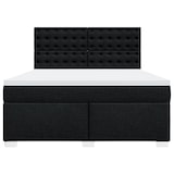 thumbnail of vidaXL Boxspringbett mit Matratze Schwarz 180x200 cm Stoff