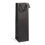 thumbnail of Tasche 1 Magnum aus schwarzem Kraftpapier Kordelgriffe je 100 - Gimex