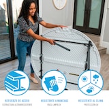 thumbnail of Mesa redonda plegable Lifetime Ø122x74 cm