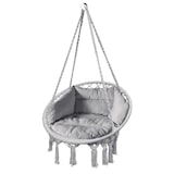 thumbnail of Hängesessel Kissen Hängekorb Hängestuhl Hängeschaukel Hängematte Schwebesessel Hellgrau : Hellgrau