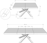 thumbnail of Ausziehbarer Tisch 90x160/264 cm Volantis Premium Cemento Gestell 4/C