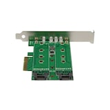 thumbnail of StarTech.com 3PT M.2 SSD Adapter Card 1x PCIe NVMe 2x SATA 3.0 Schnittstellenadapter 6Gb/s