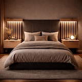 thumbnail of Set 2 Comodini Moderni Con Cassetto Comodino Camera Da Letto Design Salvaspazio In Laminato Resistente Florina 50 x 39,6 x 104 cm Rovere e Antracite