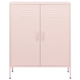 thumbnail of vidaXL Opbergkast 80x35x101,5 cm staal roze