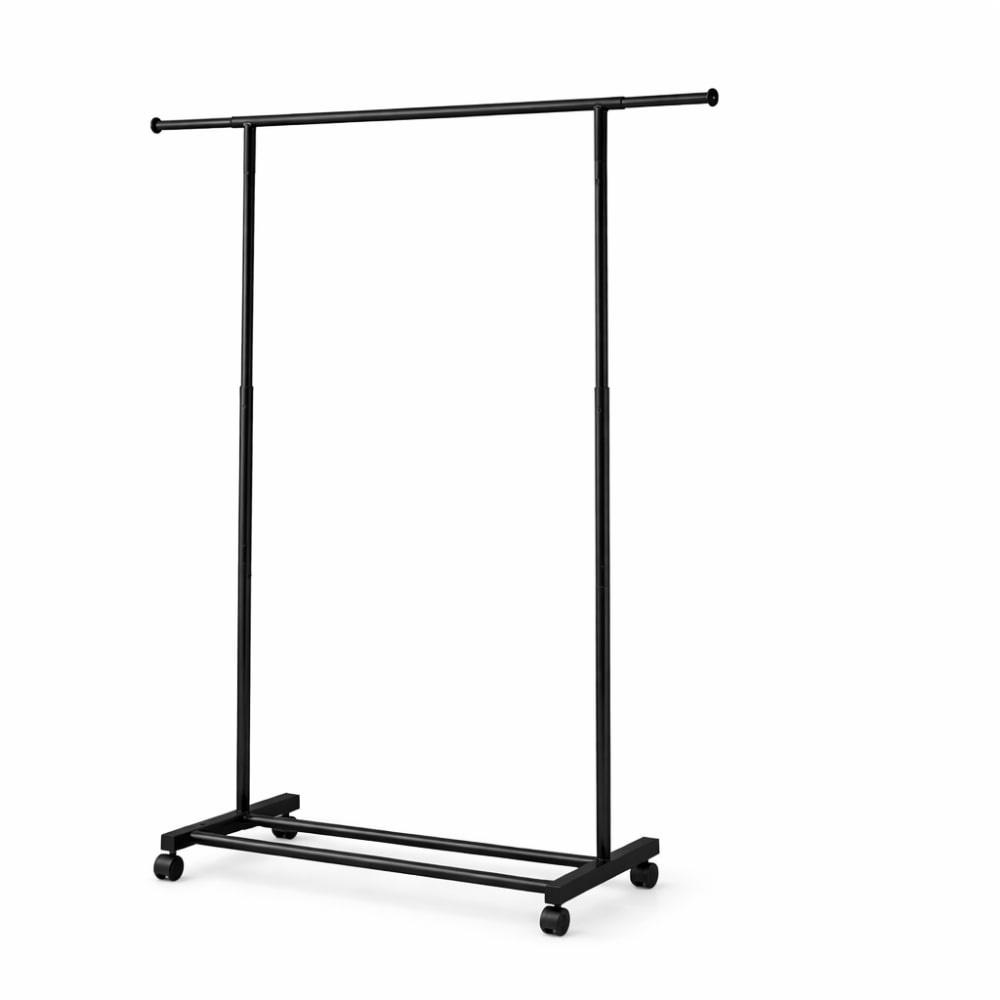 Perchero metalico, Burro de Ropa Ajustable con 4 Ruedas 135x 80-120 x35cm COSHANO