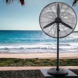 thumbnail of Mega ventilatore grande Ø66 cm industriale 130W turbo con 3 pale in metallo e altezza regolabile