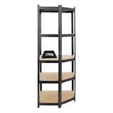 thumbnail of PROREGAL Eckregal Ragnar | HxBxT 180x70x40 cm | Fachlast 175kg | Schwarz | Schwerlastregal Stecksystem Lagerregal Regalsystem