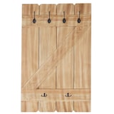 thumbnail of Bengaleiro de parede HWC-D13, bengaleiro, painel para bengaleiro, 6 ganchos 91x60cm ~ pinho