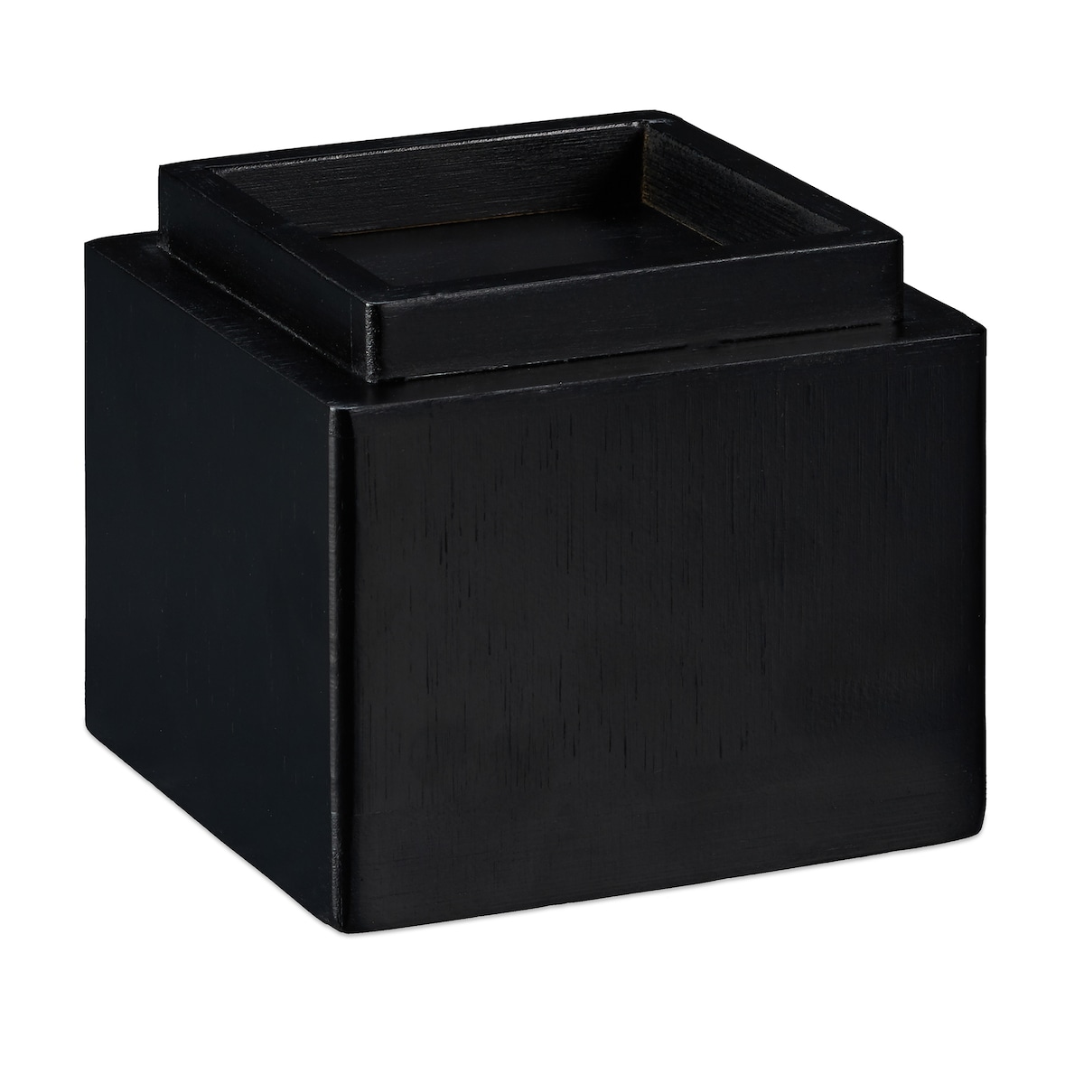Relaxdays Möbelerhöher 4er Set, Erhöhung um 8,5 cm, für Tische, Stühle und andere Möbel, HxBxT 10x11,5x11,5 cm, schwarz