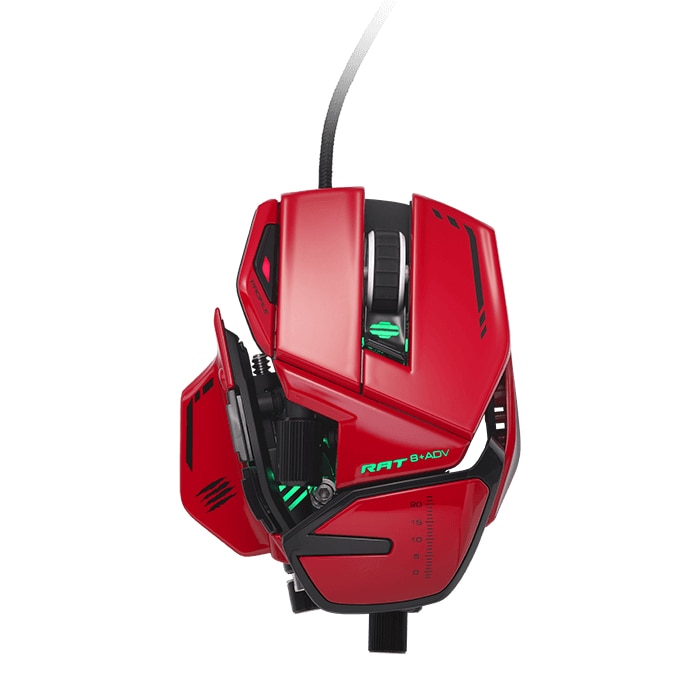 Mad Catz R.A.T 8+ ADV Maus rechts USB Typ-A Optisch 20000 DPI