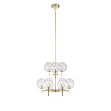 thumbnail of Markslöjd Crown Deckenlampe 9L Messing