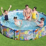 thumbnail of Bestway Piscina, acero/ PVC/ poliéster, Ø 305 x 66 cm, 4062 l, redonda, multicolor