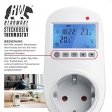 thumbnail of BEARWARE Steckdosen Thermostat für Heiz & Klimageräte Individuell programmierbar / LCD-Display