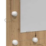 thumbnail of vidaXL Kaptafel met Spiegel Ambachtelijk Eiken MDF, Glas 60 x 31.5 x 62 cm