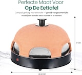 thumbnail of Emerio Pizzarette Origineel - 6 pers. Pizza Oven - Handgem. Terracotta Koepel - 6 Geïsol. Bakspatels - RVS bakplaat - PO-115984 1200W