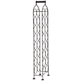 thumbnail of Biscottini Botellero para vino - Botellero metálico para vino - Expositor para vino con capacidad para 16 botellas - Botellero de hierro 105x25 cm