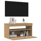 thumbnail of vidaXL TV-Schrank mit LED-Leuchten Artisan-Eiche 75x35x40 cm