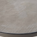 thumbnail of Runder Garten-Couchtisch mit Keramikplatte