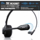 thumbnail of CSL - kabelloses Headset mit Ladestation - Mono Bluetooth Headset mit Mikrofon - USB Ladeport - Multipoint, Rauschunterdrückung - leicht