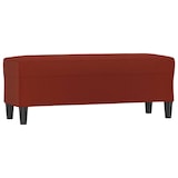 thumbnail of vidaXL Sitzbank Weinrot 100x35x41 cm Kunstleder