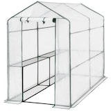 thumbnail of tectake Serre de jardin souple 2,23 m² 186 x 120 x 190 cm Blanc