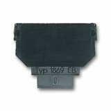 thumbnail of Zentralplatte, Blindabdeckung, anthrazit, matt, ohne Beschriftungsfeld