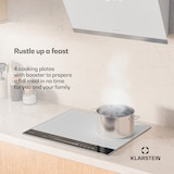 thumbnail of DualTone Flex Induktionskochfeld | Flex Zonen | LED Display | Slider Control | 7200 W Weiß