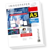 thumbnail of TATMOTIVE Imagepaper 100g/qm DIN A5, das stärkere Briefpapier, brillante Drucke für alle Drucker, 2000 Blatt Kopierpapier Druckerpapier weiß