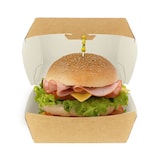 thumbnail of MONOUSO - XXL Kraft Burger Doos 14,5 x 14,5 x 8 cm (400 Stuks)
