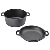 thumbnail of TAINO Dutch Oven 6L Gusseisen Deckel Ø 25cm Allzweck-Kochtopf Schmortopf Dopf