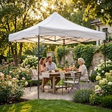 thumbnail of HEMAX, Gazebo Pieghevole EasyFlex Impermeabile Bianco Giardino Mercato 3x3m
