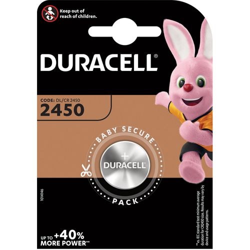 Pilha de lítio Duracell CR2450 3V de utilização única