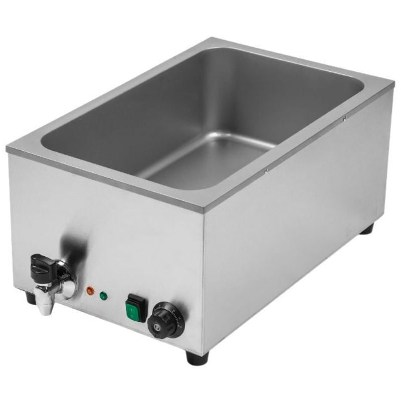 Bain-Marie Professionnel GN 1/1 avec Vidange - Dynasteel
