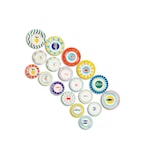 thumbnail of Excelsa service 18 assiettes Corfu' porcelaine multicolore