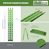 thumbnail of TRUTZHOLM 1 x Auffahrrampe klappbar 228 cm Traglast 340 kg Alu grün gelocht Motorradrampe Mofarampe