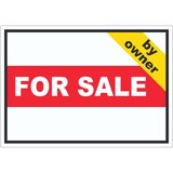 thumbnail of For Sale by owner Aufkleber mit Text Werbeaufkleber A0 (841x1189mm)