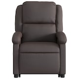 thumbnail of vidaXL Massagesessel mit Aufstehhilfe Dunkelbraun Echtleder