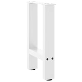 thumbnail of vidaXL Couchtischbeine Weiß 2 Stk. 28x(42-43) cm Stahl