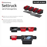 thumbnail of Kistenberg Settruck Contêiner de Armazenamento 23,5x58x13cm