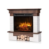 thumbnail of PORTO - Chimenea eléctrica de suolo LED autoportante - Roble - 23' - 91 x 89 x 31