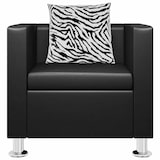 thumbnail of vidaXL Sessel Schwarz Kunstleder